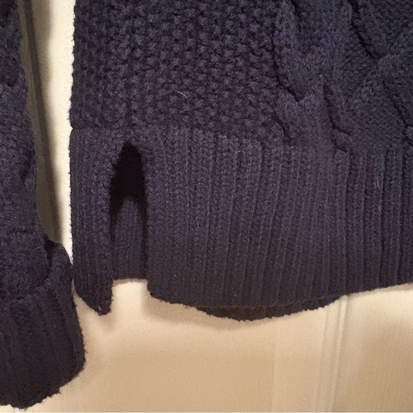 Lands End Women's Navy Blue Turtleneck Sweater Size Small - Picture 4 of 5